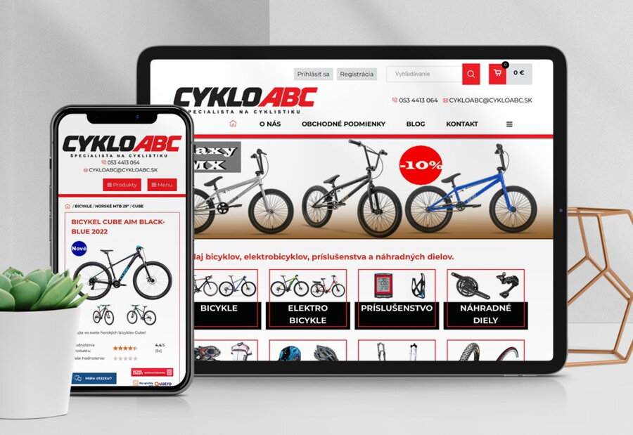 Cena eshopu: prenájom vs kúpa? Eshop Cykloabc má nižšiu cenu za prenájom